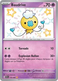 Baudrive 155/091 — Paldean Fates / SVP Black Star Promos