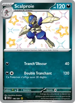 Scalproie 186/091 — Paldean Fates / SVP Black Star Promos