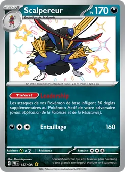 Scalpereur 187/091 — Paldean Fates / SVP Black Star Promos