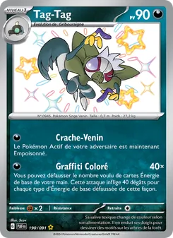 Tag-Tag 190/091 — Paldean Fates / SVP Black Star Promos