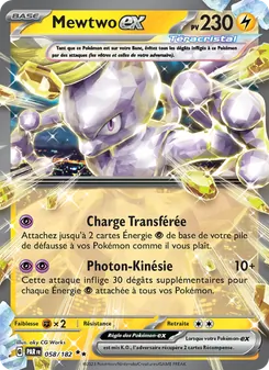 Mewtwo-ex 058/182 — Paradox Rift