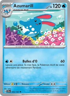 Azumarill 034/142 — Stellar Crown