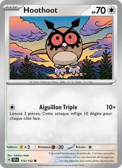 Hoothoot 114/142 — Stellar Crown