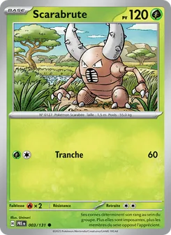 Scarabrute 003/131 — Prismatic Evolutions