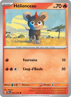 Hélionceau 015/131 — Prismatic Evolutions