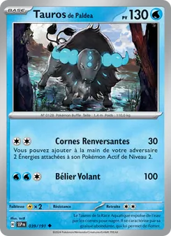 Tauros de Paldea 039/191 — Surging Sparks