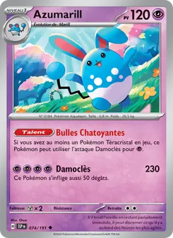 Azumarill 074/191 — Surging Sparks