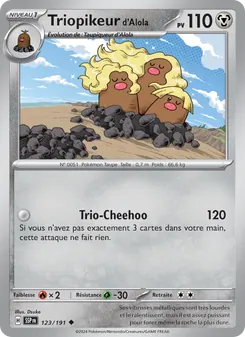Triopikeur d'Alola 123/191 — Surging Sparks