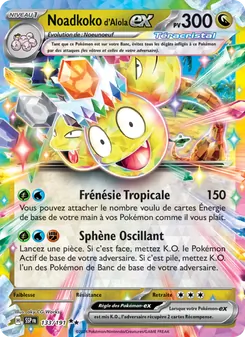 Noadkoko d'Alola-ex 133/191 — Surging Sparks