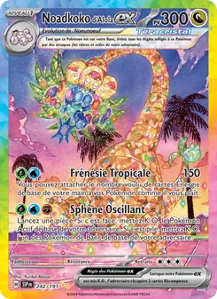 Noadkoko d'Alola-ex 242/191 — Surging Sparks