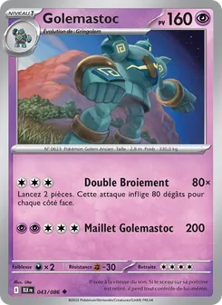 Golemastoc 043/086 — Black Bolt