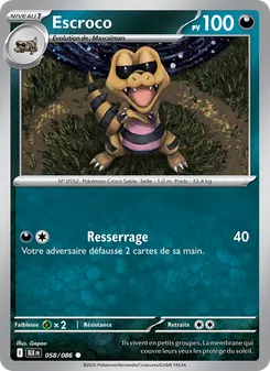 Escroco 058/086 — Black Bolt