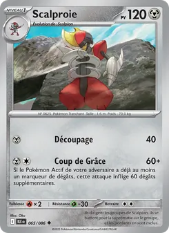 Scalproie 065/086 — Black Bolt