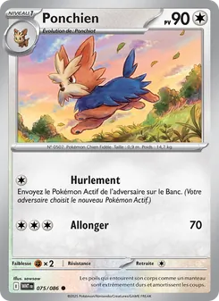 Ponchien 075/086 — White Flare