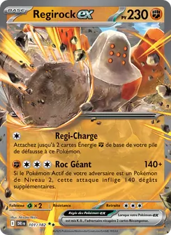 Regirock-ex 101/182 — Destined Rivals