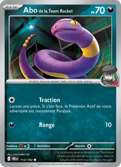 Abo de la Team Rocket 112/182 — Destined Rivals