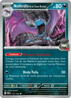 Nosferalto de la Team Rocket 121/182 — Destined Rivals