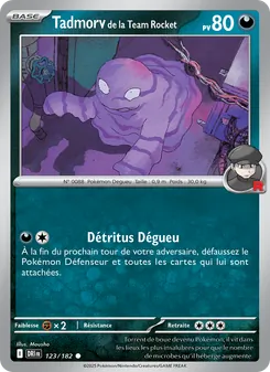 Tadmorv de la Team Rocket 123/182 — Destined Rivals