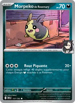 Morpeko de Rosemary 137/182 — Destined Rivals