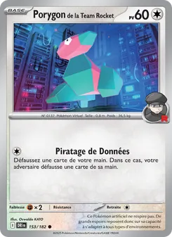 Porygon de la Team Rocket 153/182 — Destined Rivals