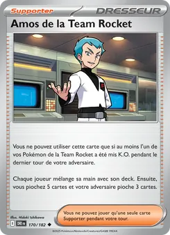 Amos de la Team Rocket 170/182 — Destined Rivals
