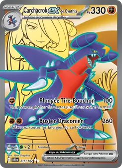 Carchacrok-ex de Cynthia 215/182 — Destined Rivals