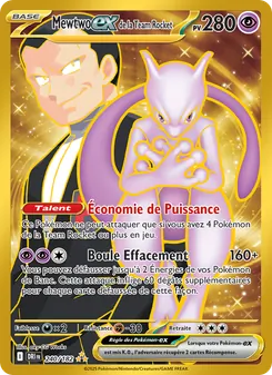 Mewtwo-ex de la Team Rocket 240/182 — Destined Rivals