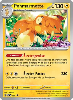 Pohmarmotte 006/225 — SVP Black Star Promos