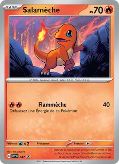 Salamèche 047/225 — SVP Black Star Promos