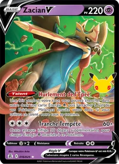 Zacian V 16/25 — Celebrations / Celebrations Classic Collection
