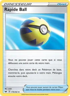 Rapide Ball 179/202 — Sword & Shield