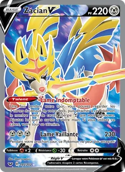 Zacian V 195/202 — Sword & Shield