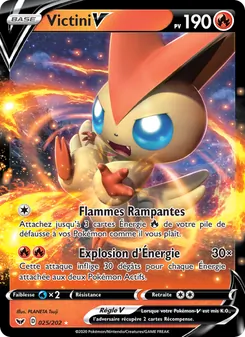 Victini V 25/202 — Sword & Shield