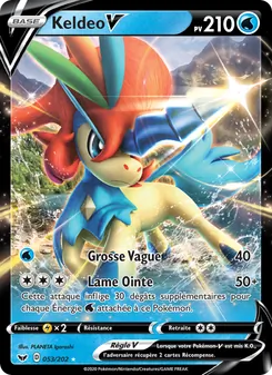 Keldeo V 53/202 — Sword & Shield