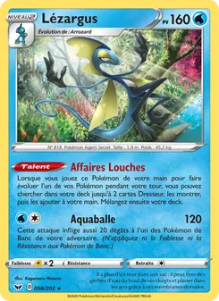 Lézargus 58/202 — Sword & Shield