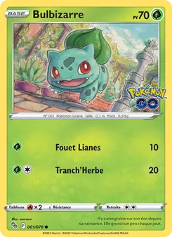 Bulbizarre 001/078 — Pokémon GO