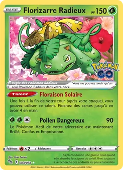 Florizarre Radieux 004/078 — Pokémon GO