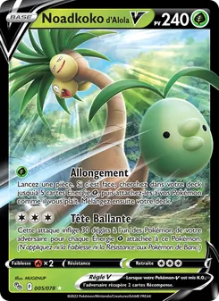 Noadkoko d'Alola V 005/078 — Pokémon GO