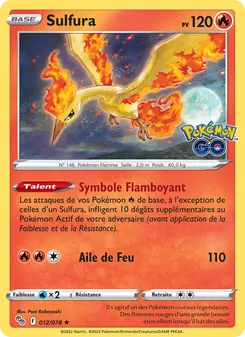 Sulfura 012/078 — Pokémon GO
