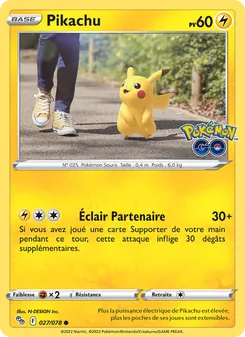 Pikachu 027/078 — Pokémon GO