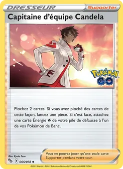 Capitaine d'équipe Candela 065/078 — Pokémon GO