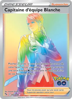 Capitaine d'équipe Blanche 082/078 — Pokémon GO