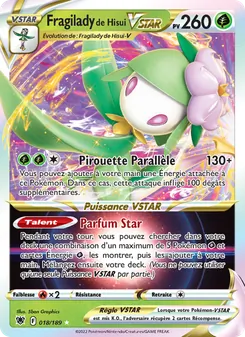 Fragilady de Hisui VSTAR 018/189 — Astral Radiance / Astral Radiance Trainer Gallery
