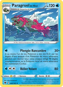 Paragruel de Hisui 044/189 — Astral Radiance / Astral Radiance Trainer Gallery