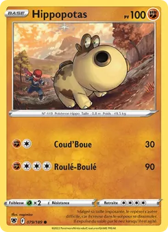 Hippopotas 079/189 — Astral Radiance / Astral Radiance Trainer Gallery