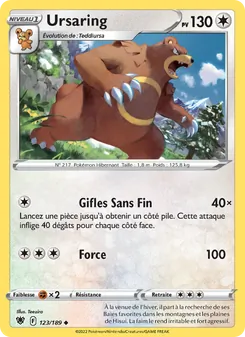 Ursaring 123/189 — Astral Radiance / Astral Radiance Trainer Gallery