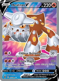 Heatran V 165/189 — Astral Radiance / Astral Radiance Trainer Gallery
