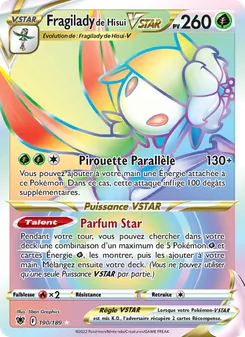 Fragilady de Hisui VSTAR 190/189 — Astral Radiance / Astral Radiance Trainer Gallery