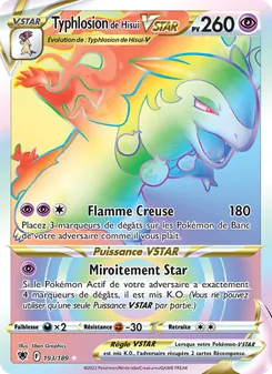 Typhlosion de Hisui VSTAR 193/189 — Astral Radiance / Astral Radiance Trainer Gallery