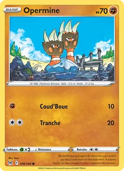 Opermine 106/196 — Lost Origin / Lost Origin Trainer Gallery